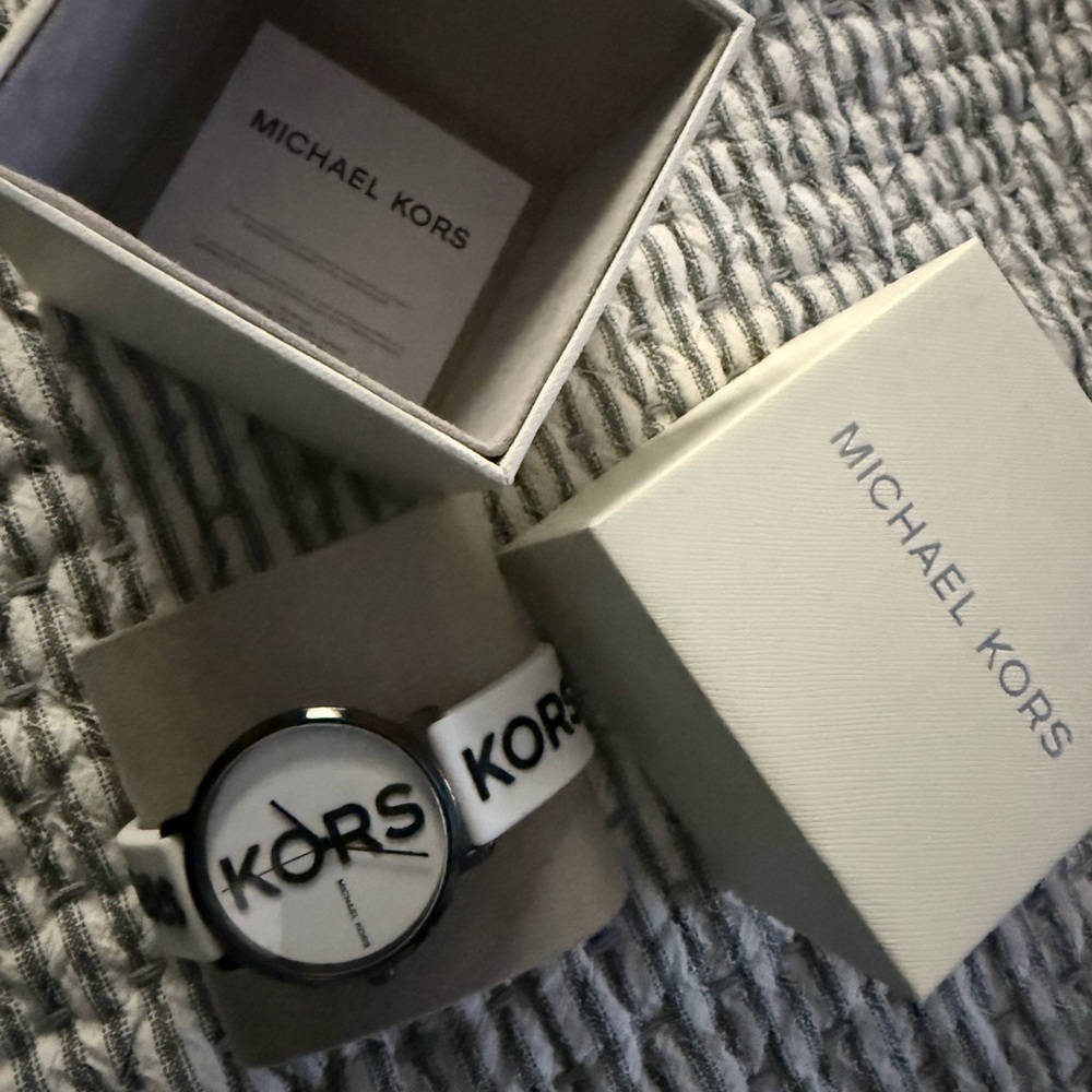 Michael Kors Black and White Watch